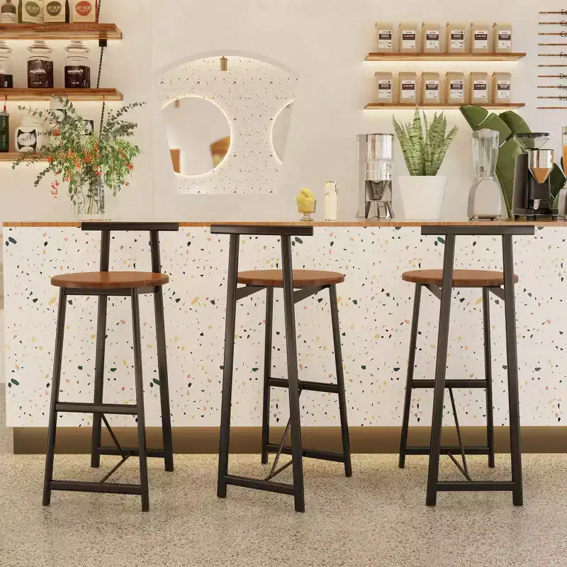 Counter Height Bar Stools Set of 3