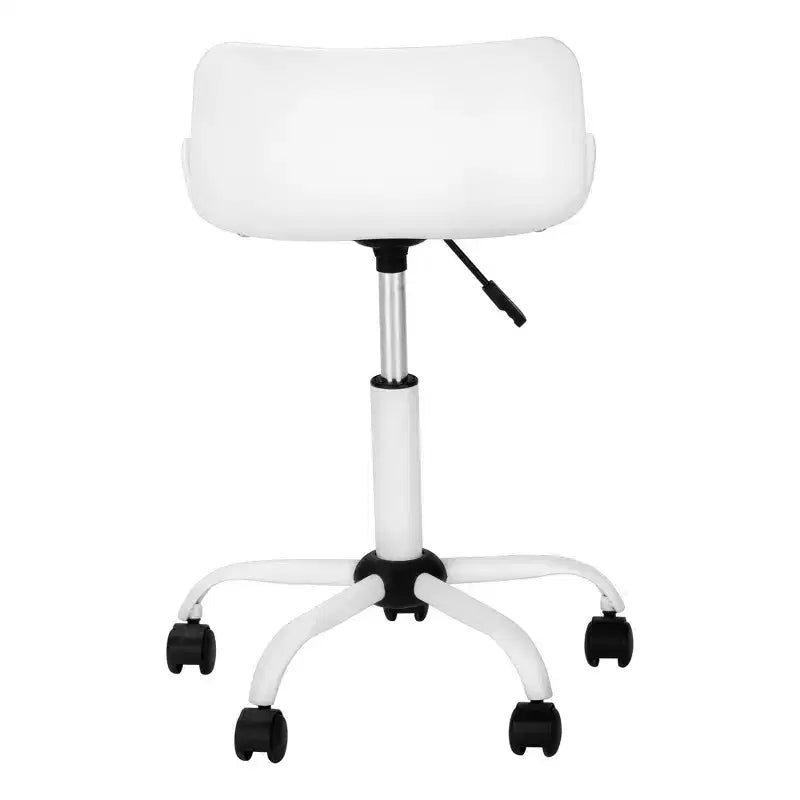 Modern Height-Adjustable Office Chair with Metal Base and Wheels, 360�� Swivel