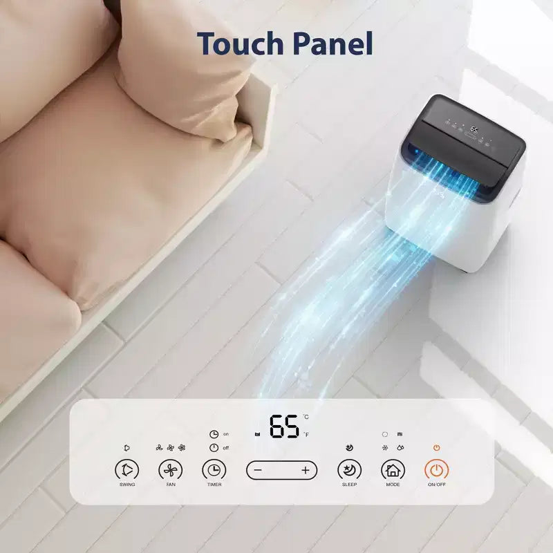 Portable Air Conditioner|14000BTU Air Conditioner Cools up to 700 SQ FT|with Remote Control AC Fan Dehumidifie|Low Noise|Sleep Mode|Ideal for Home