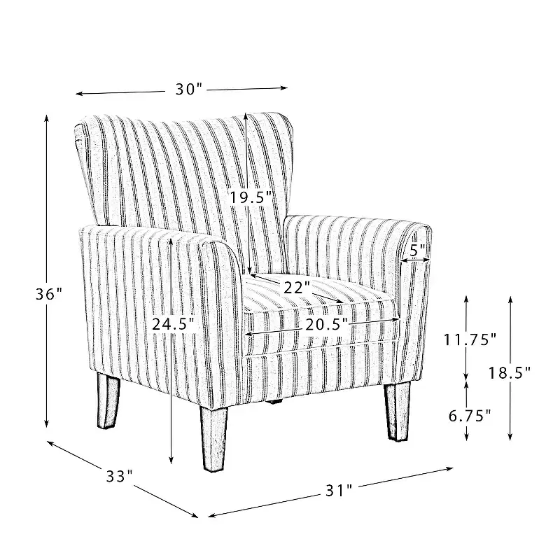 Set of 2 Rachel Armchair with Special Arms| ART OF LIVING DESIGNS