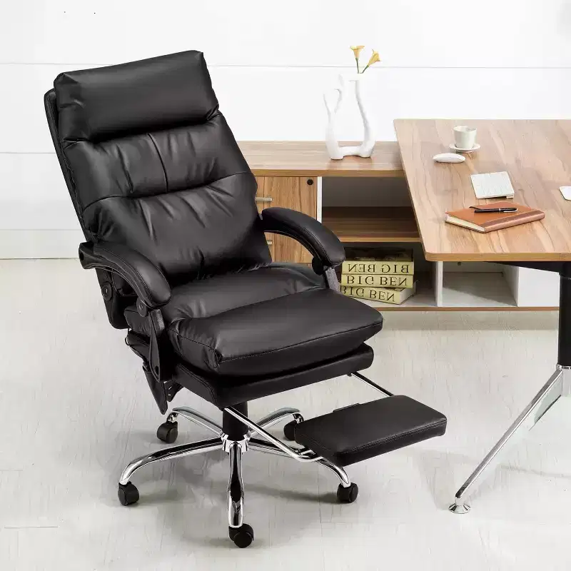 Executive 4-Point Massage Office Chair with Footrest