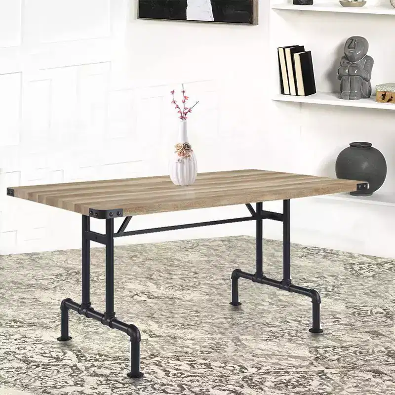 Edina 64 Dining Tables Oak and Sandy Black - Acme Furniture
