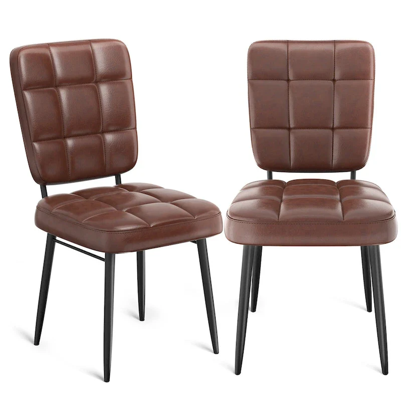 Modern Dining Chairs Set of 2/4/6/8, Upholstered Kitchen Chairs with Thick Cushion for Dining Room