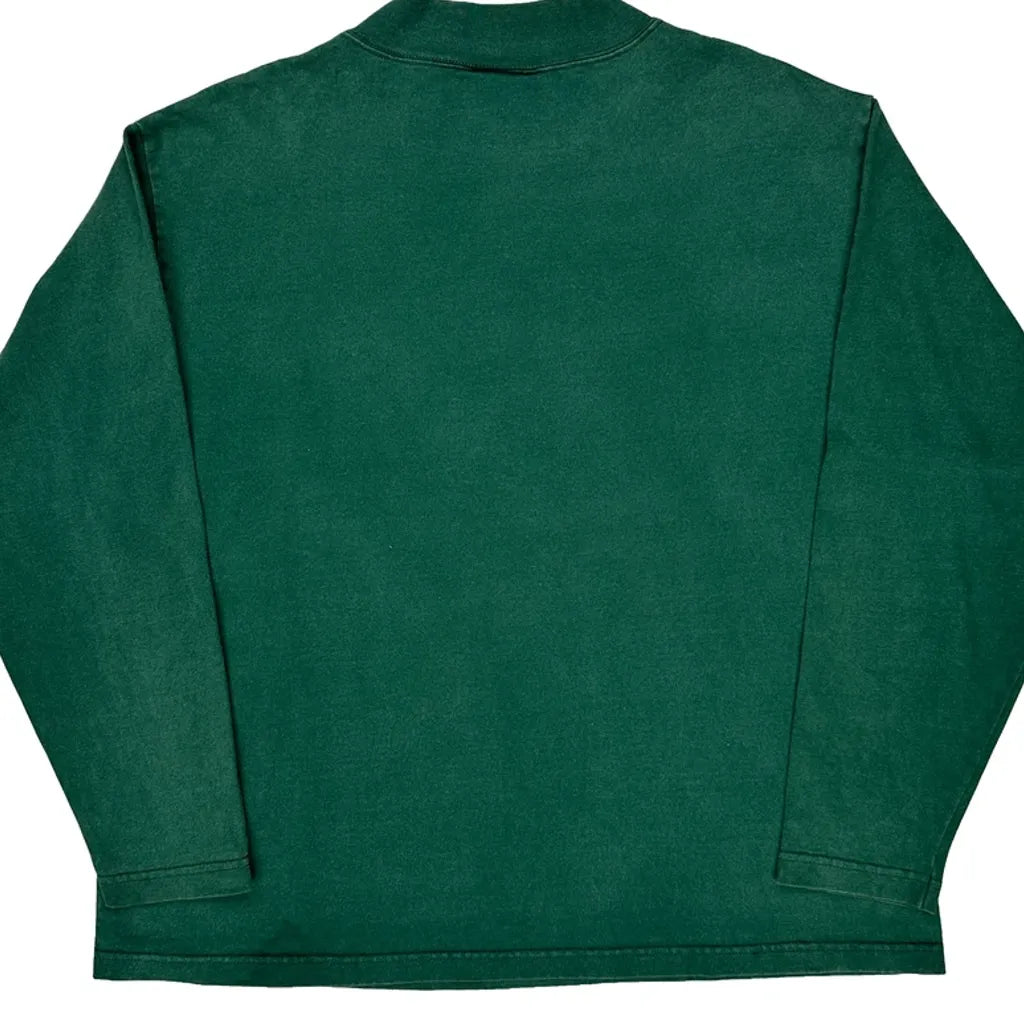 Green Bay Packers Long Sleeve T-Shirt Women's XL Green Cotton