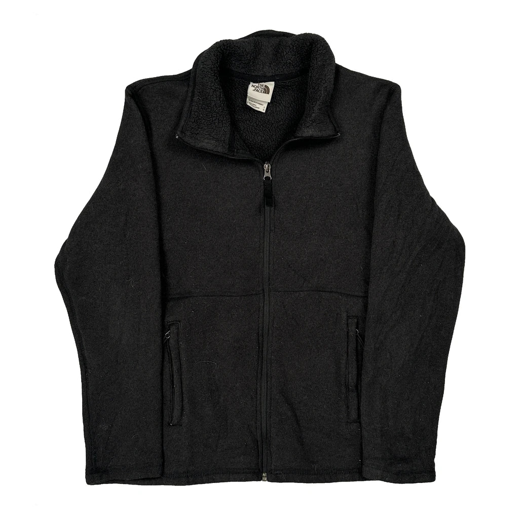 Fleece Jacket Large Black Polyester