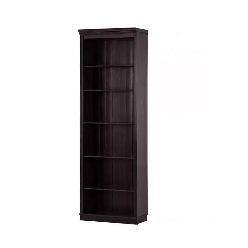 Anita Solid Wood 6 Shelf Open Bookcase