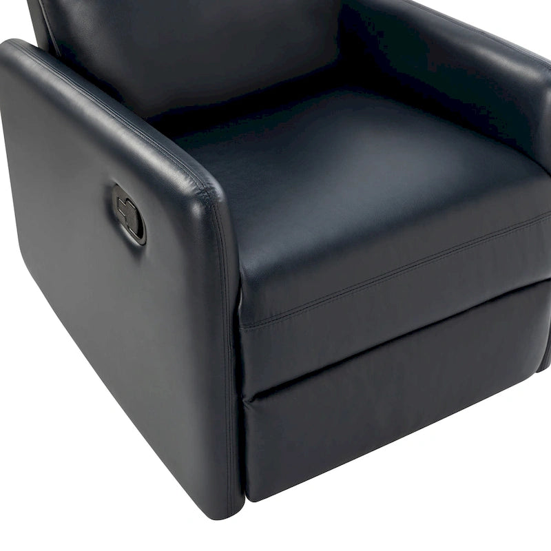 Manual Swivel Recliner with Metal Base