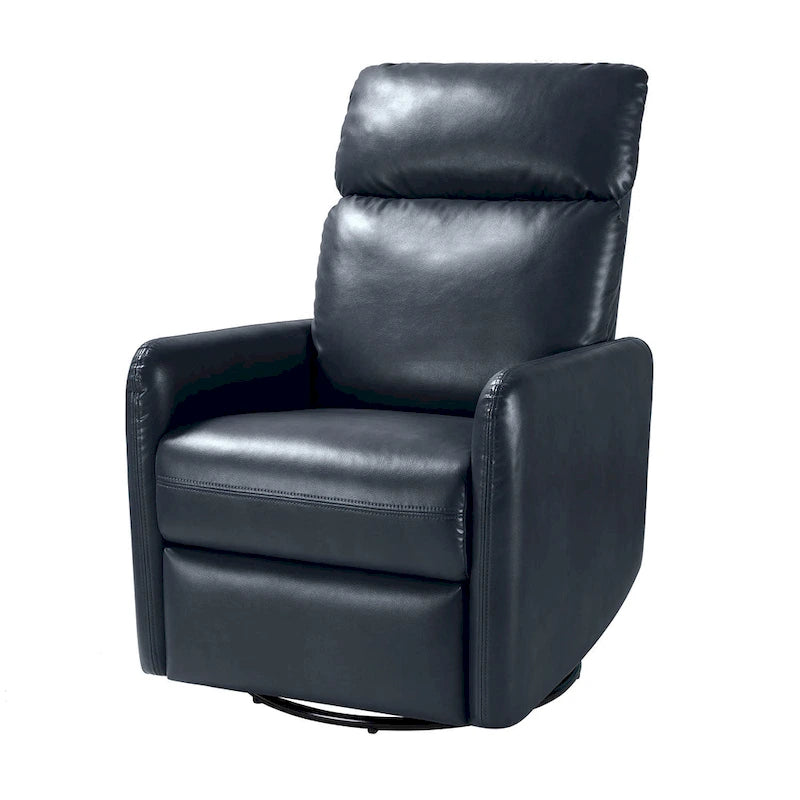 Manual Swivel Recliner with Metal Base