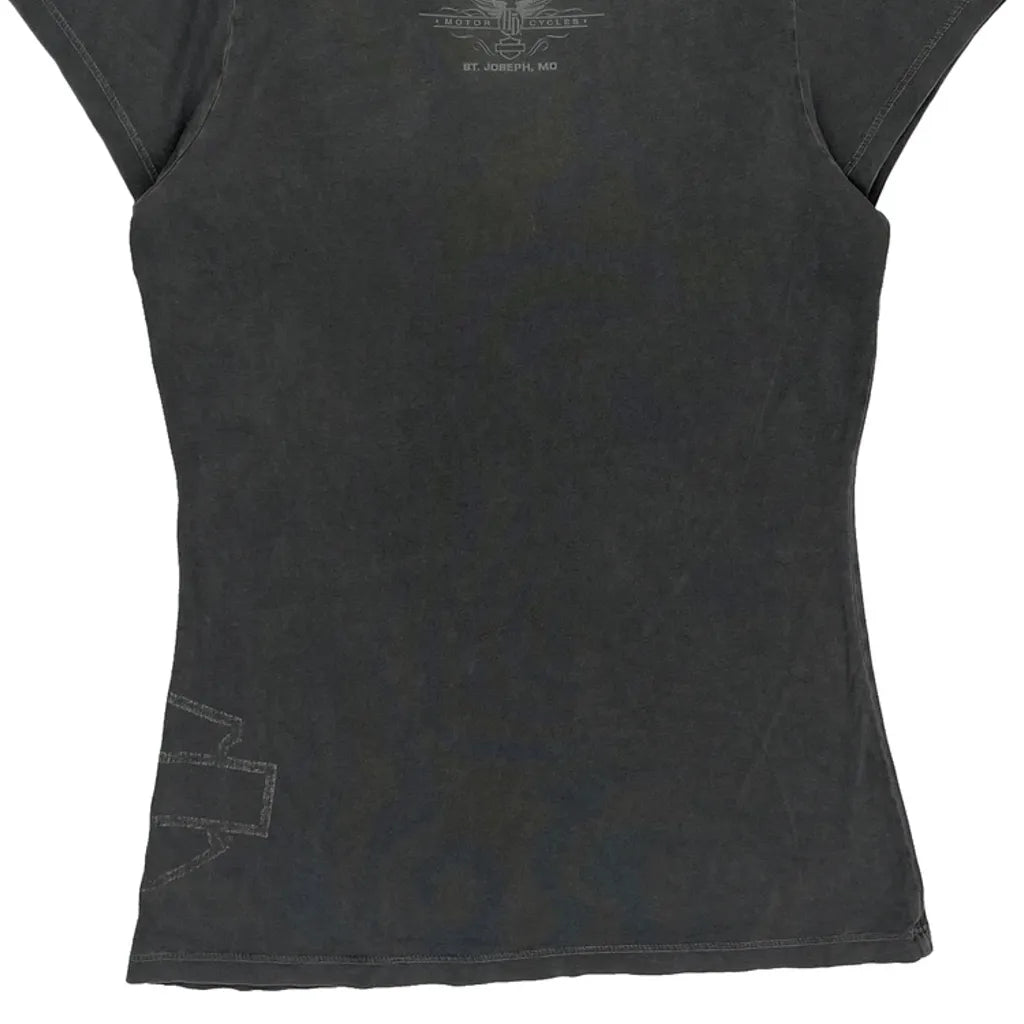 Graphic T-Shirt - XS Grey Cotton