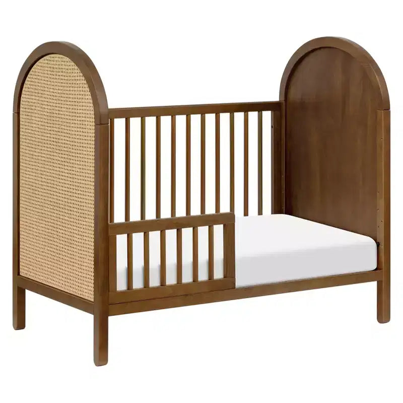 Boho Cane 3-in-1 Convertible Crib with Toddler Bed Conversion Kit