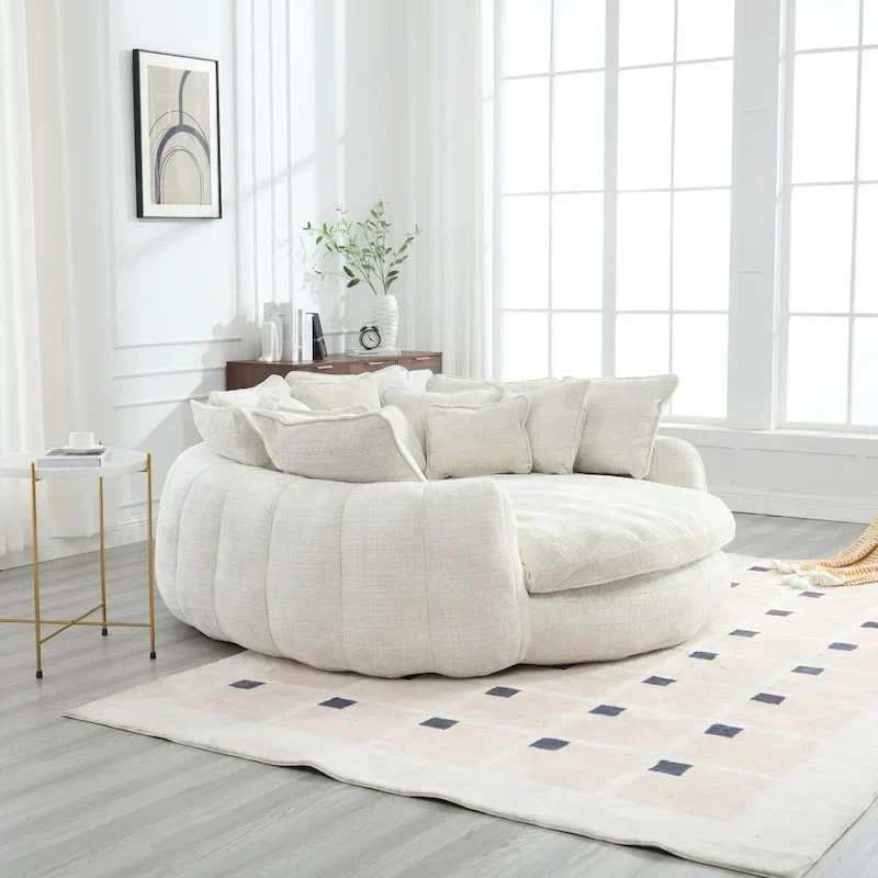 Comfortable Double Loaf Sofa Bed, Oversized Sofa Bed with Armrests