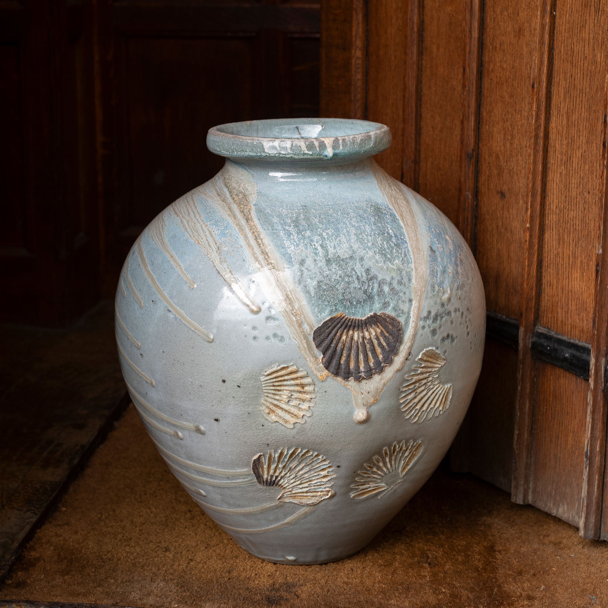 Celadon Ash Large Jar