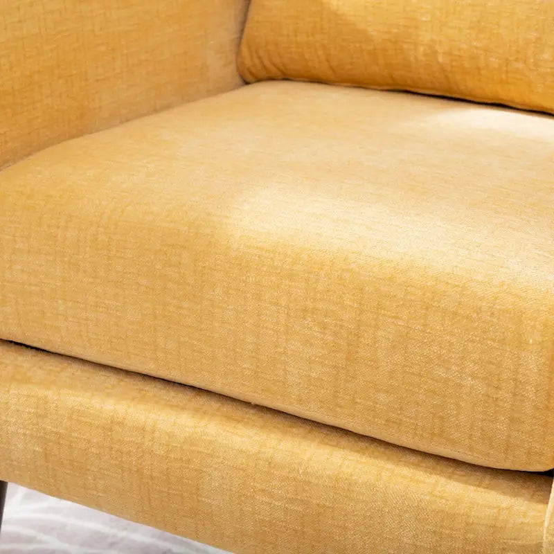 Mid-Century Modern Accent Chair with Waist Cushion