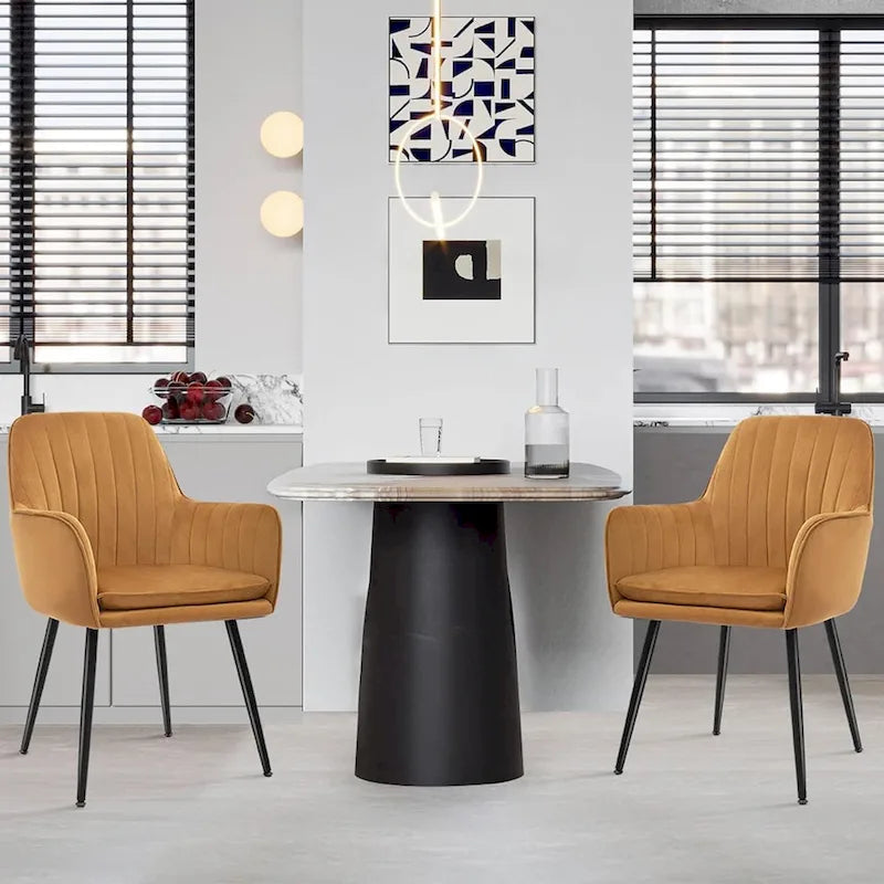 Modern Living Dining Room Accent Arm Chairs