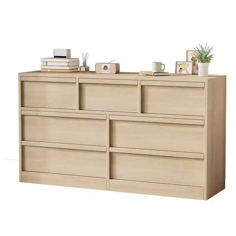 Chest of Drawers - Scandinavian Style Wood Sideboard with Spacious Countertop