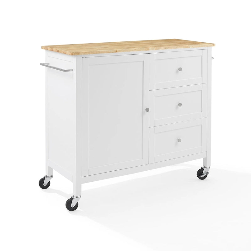 Wood Top Kitchen Island/Cart