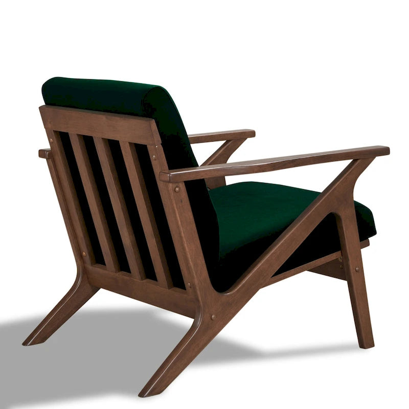 Mid-Century Modern Lounge Chair with Plush Cushioning