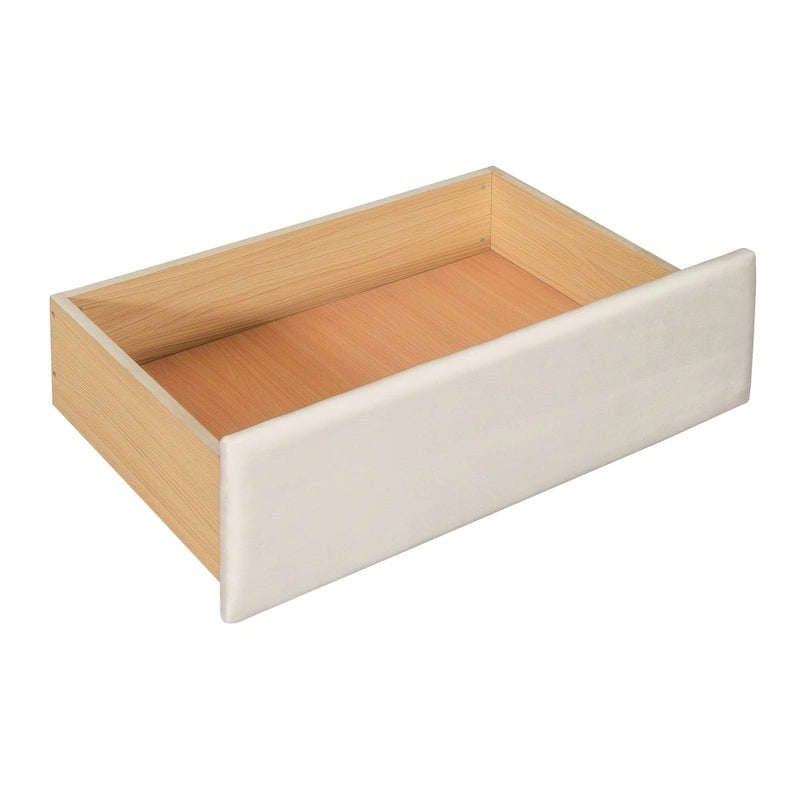 Twin Cloud Velvet Daybed with Trundle and Drawers