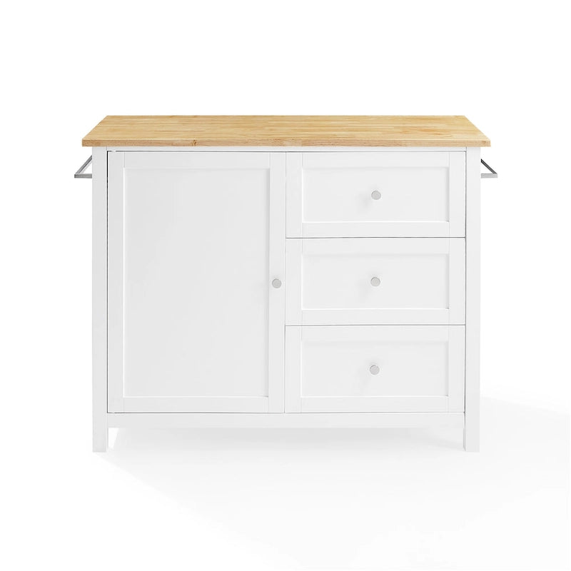 Wood Top Kitchen Island/Cart