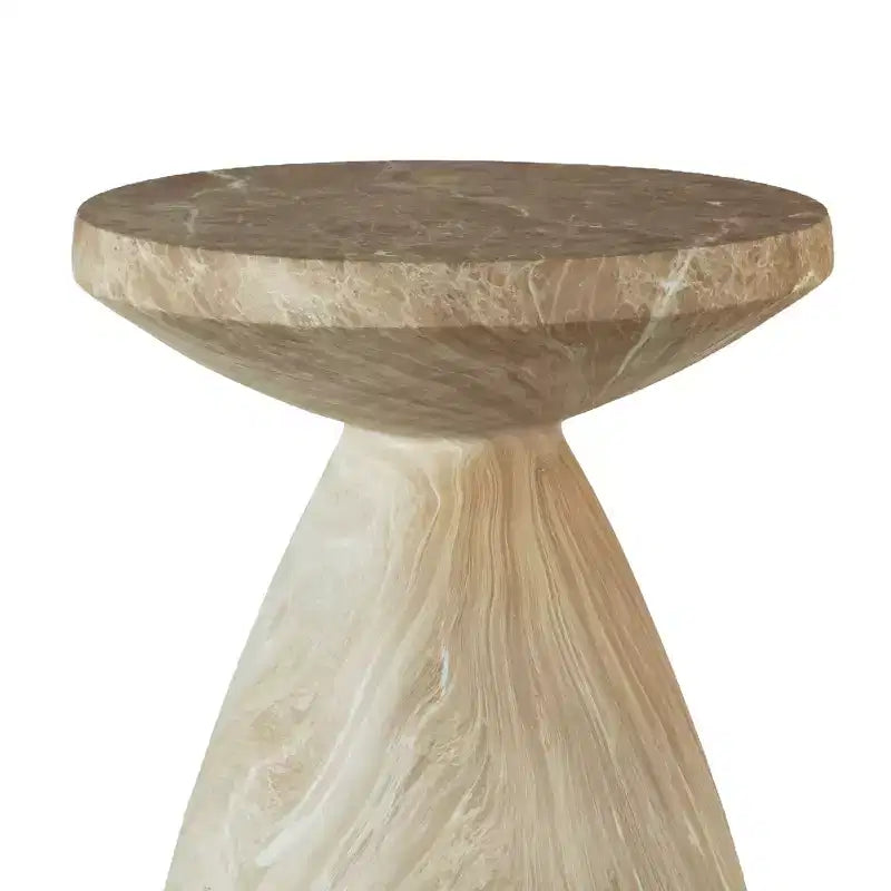Round Concrete Accent Table