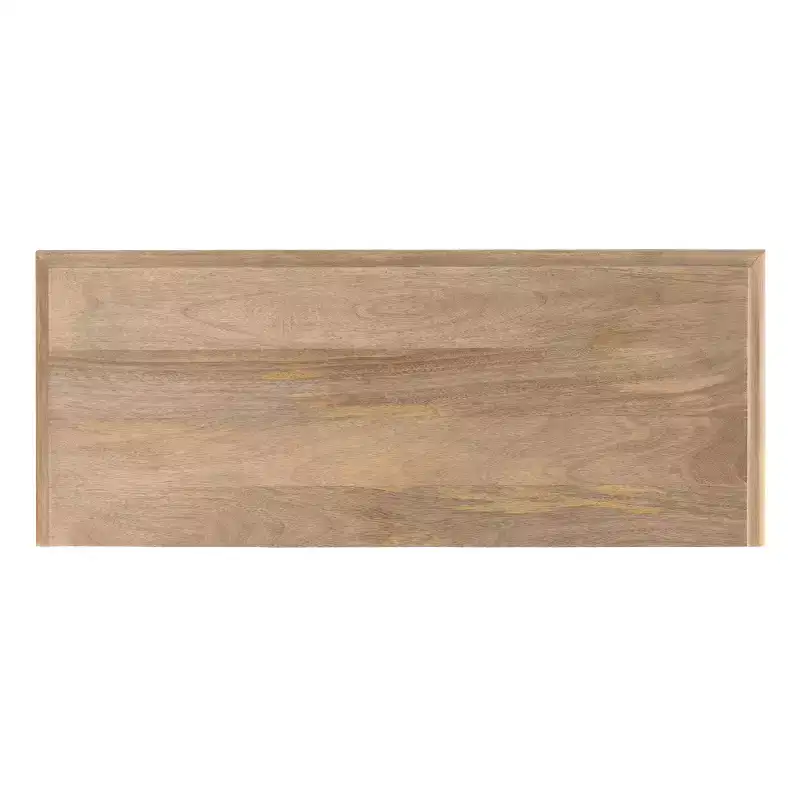 Kate and Laurel Patresa Rectangle Wood Console Table, 36x14x30, Brown
