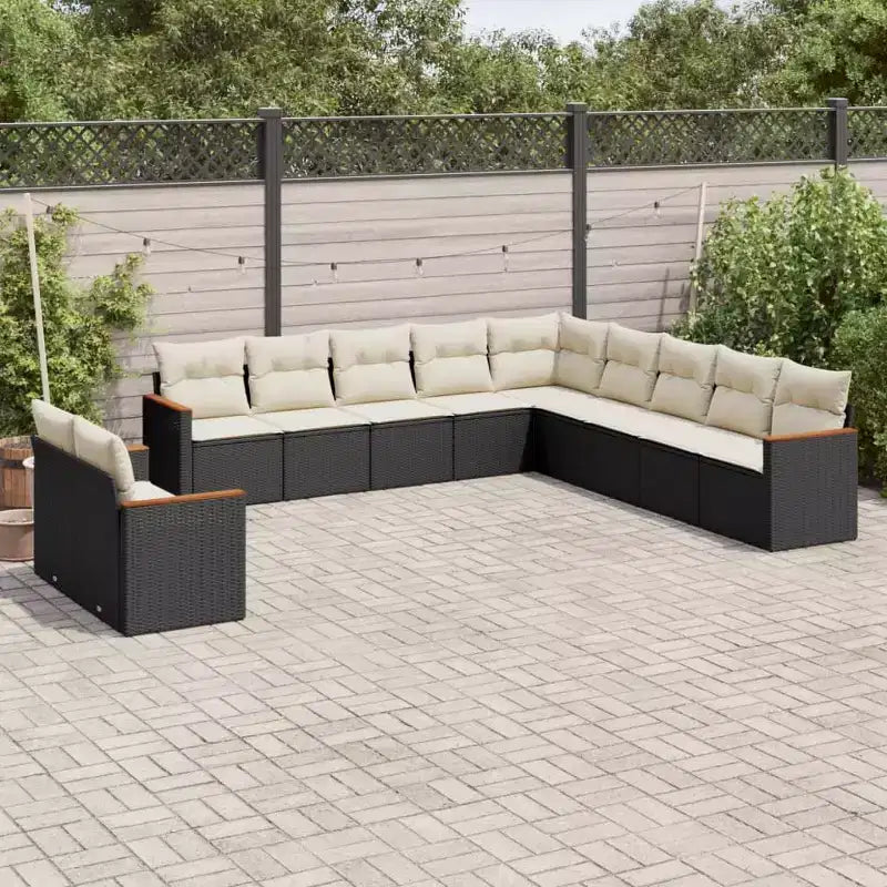 vidaXL Flexible Modular Garden Sofa Set with Cushions in Different Colors