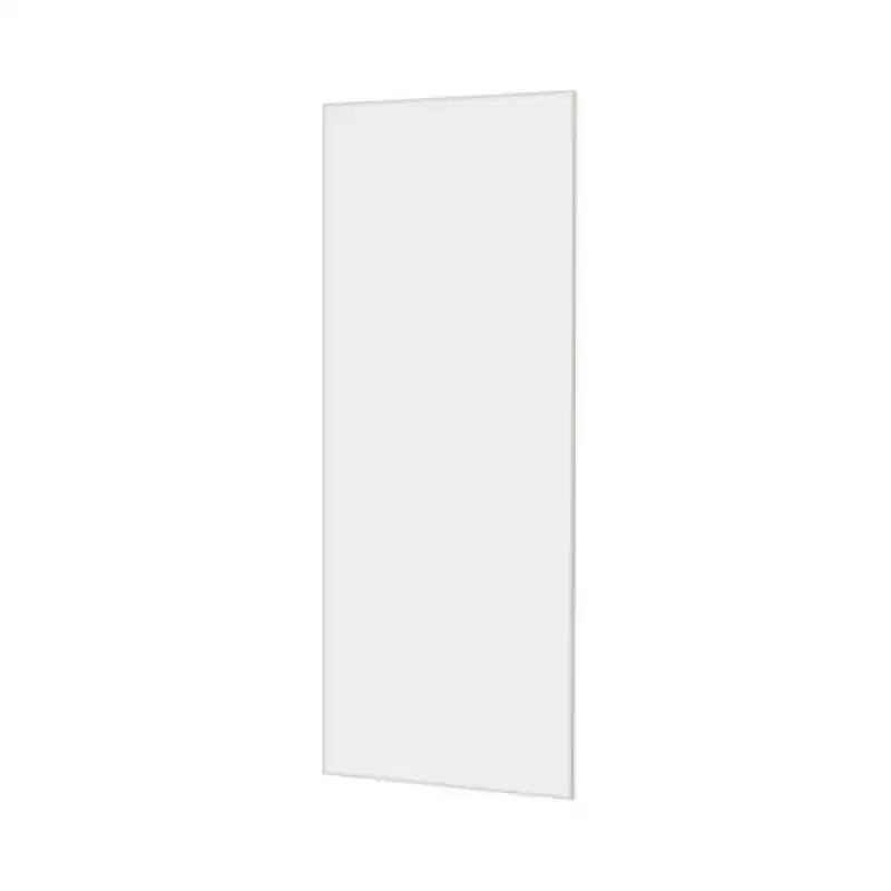 70x31 White Aluminum Frame Mirror: Leaning/Wall Mounted, High-Def, Shatter-Proof - Modern Decor