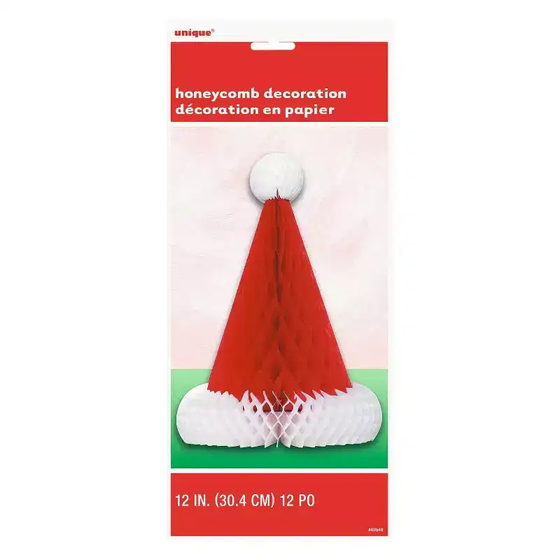Fun Express Santa Hat Christmas Honeycomb Centerpiece