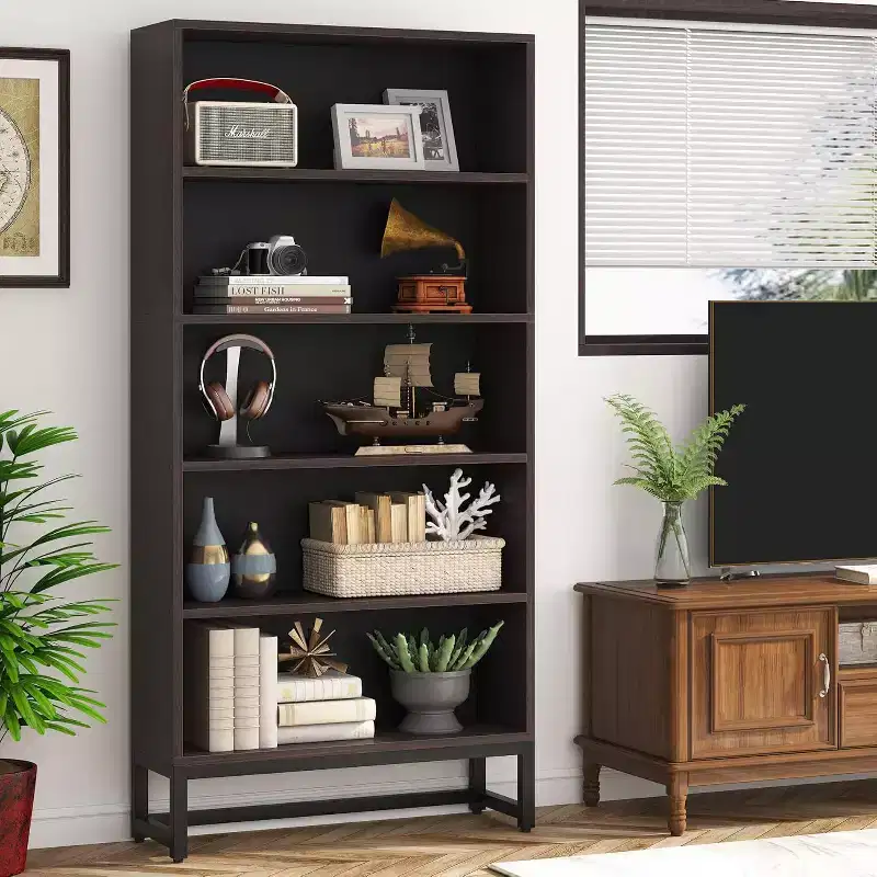 Lantine 70.8 Tall 5-tier Freestanding Bookshelf