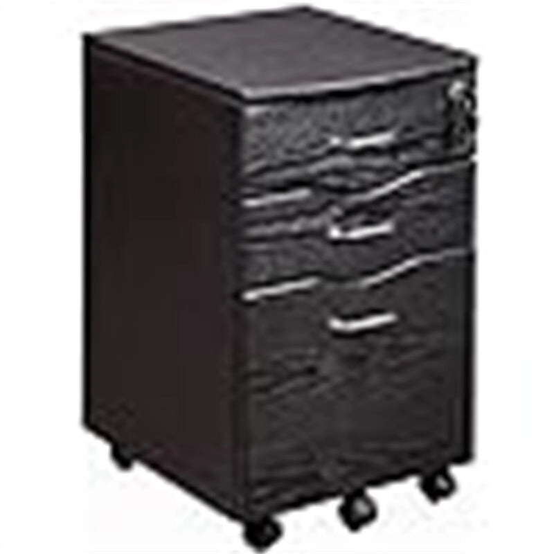 Rolling Storage and File Cabinet - 17D x 16W x 25H