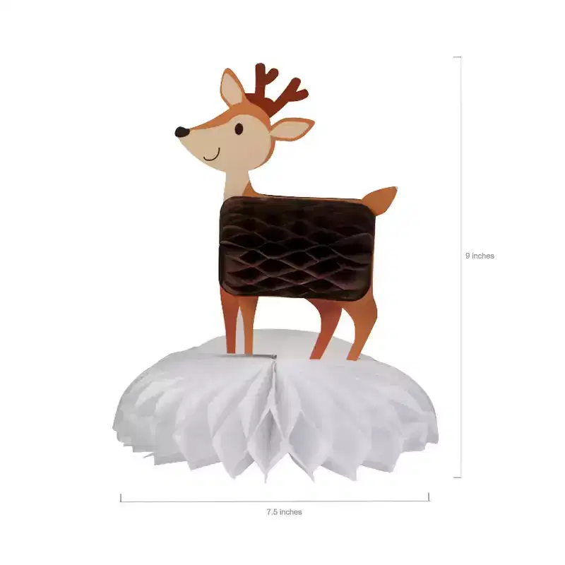 Fun Express 8  9 Christmas Characters Honeycomb Centerpiece Set - 3 Pc.
