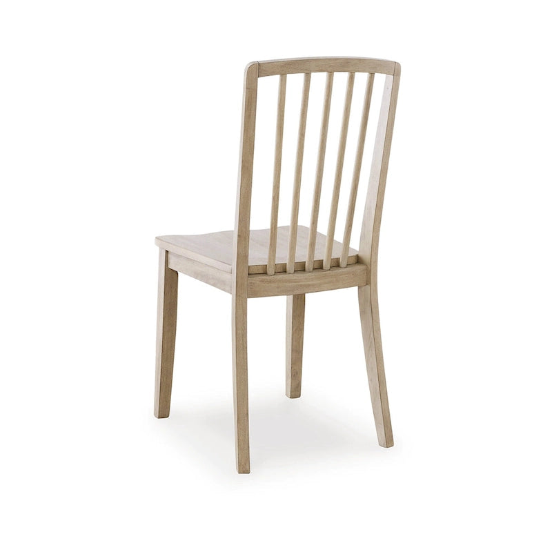 Light Brown Dining Chair 17W x 21D x 38H Contoured Hardwood Seat