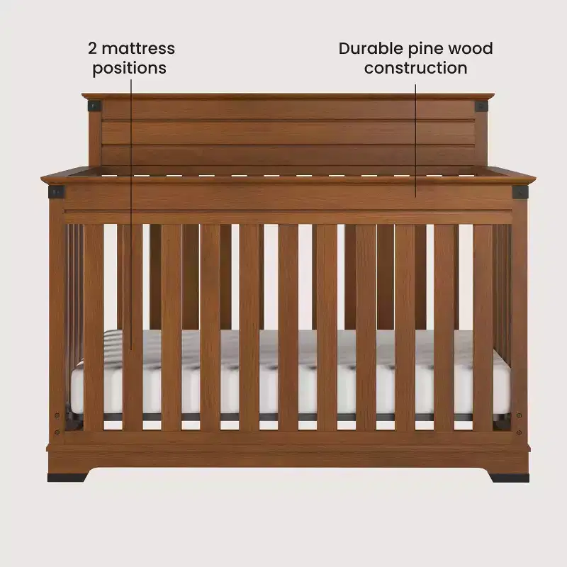 Child Craft Redmond Full Panel Crib, Changing Table Dresser & Chest 4 Piece Nursery Set