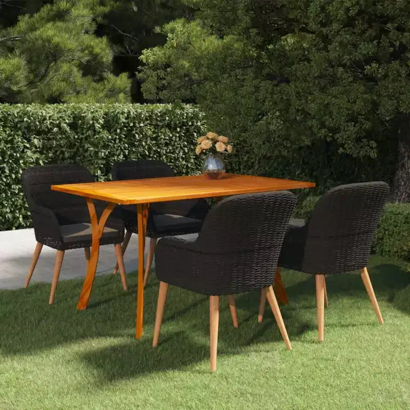 vidaXL Patio Lounge Set Sectional Sofa with Cushions Solid Wood Pine