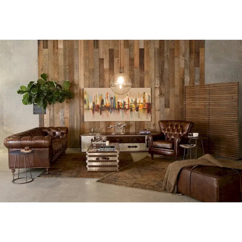 Premier Top Grain Leather Chesterfield Sofa