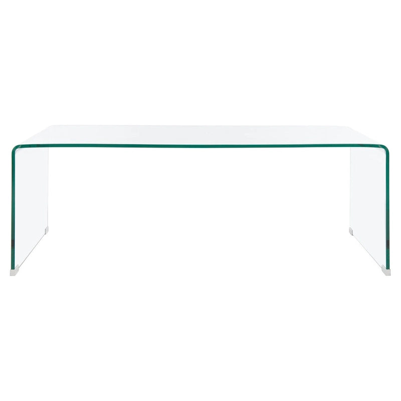 Clear Tempered Glass Coffee Table