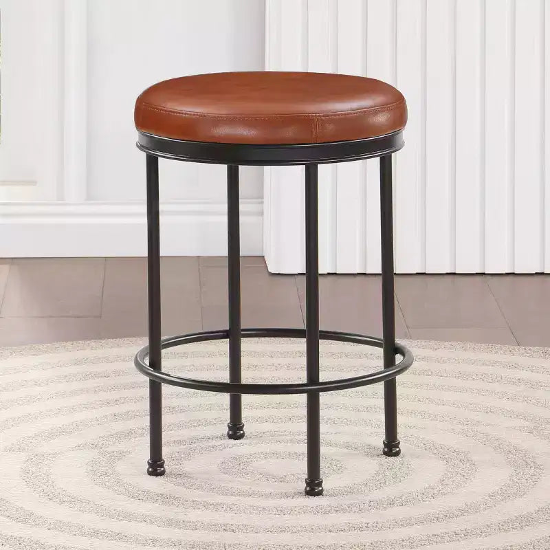 Comfort Pointe Montecarlo Counter Height Barstool Caramel