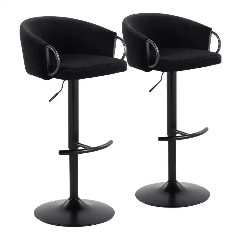 Set of 2 Claire Adjustable Barstools - LumiSource