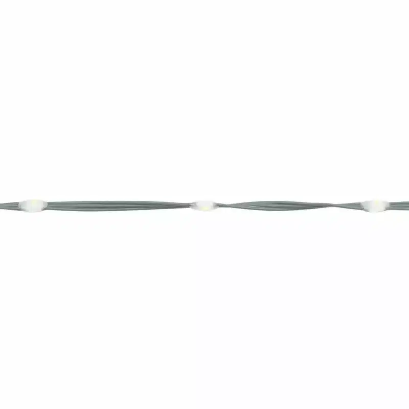 vidaXL Christmas Tree Warm White Copper, PVC Medium Adjustable Armrests - 6 x 2 ft Warm White Straight Shaped LED Lights