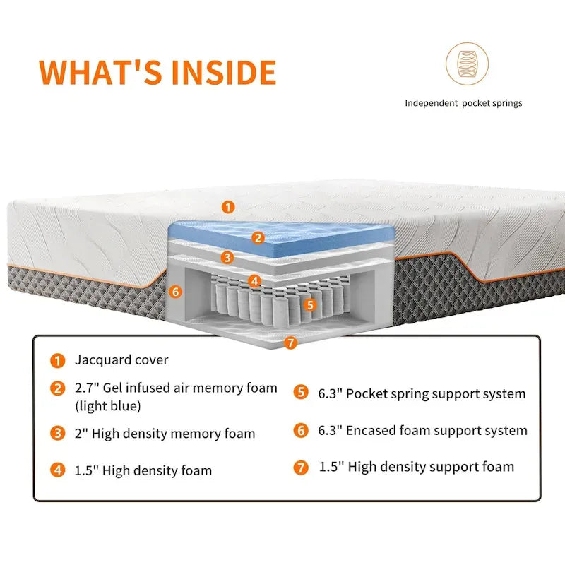 Adjustable Bed Frame with Massage