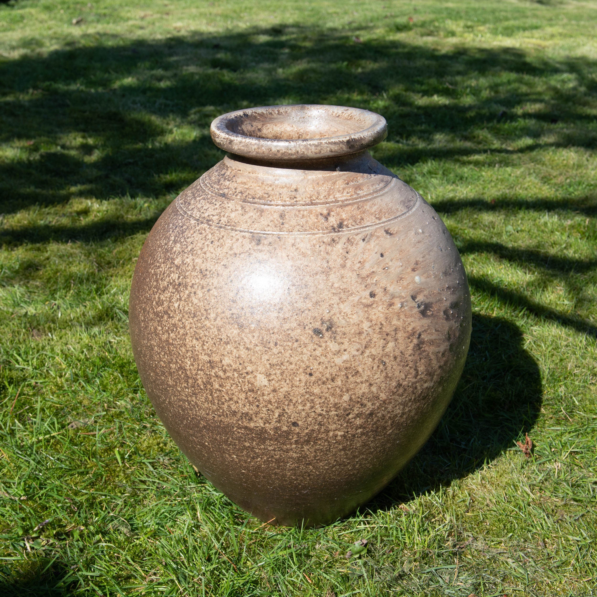Unglazed Ash Large Jar