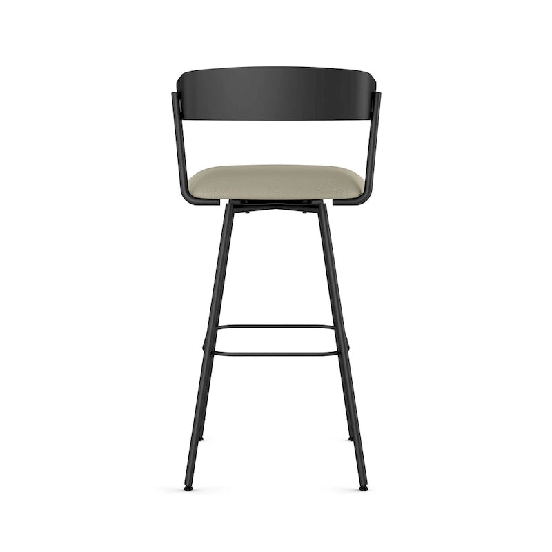 Metal Swivel Stool with Upholstered Seat | Counter & Bar Height