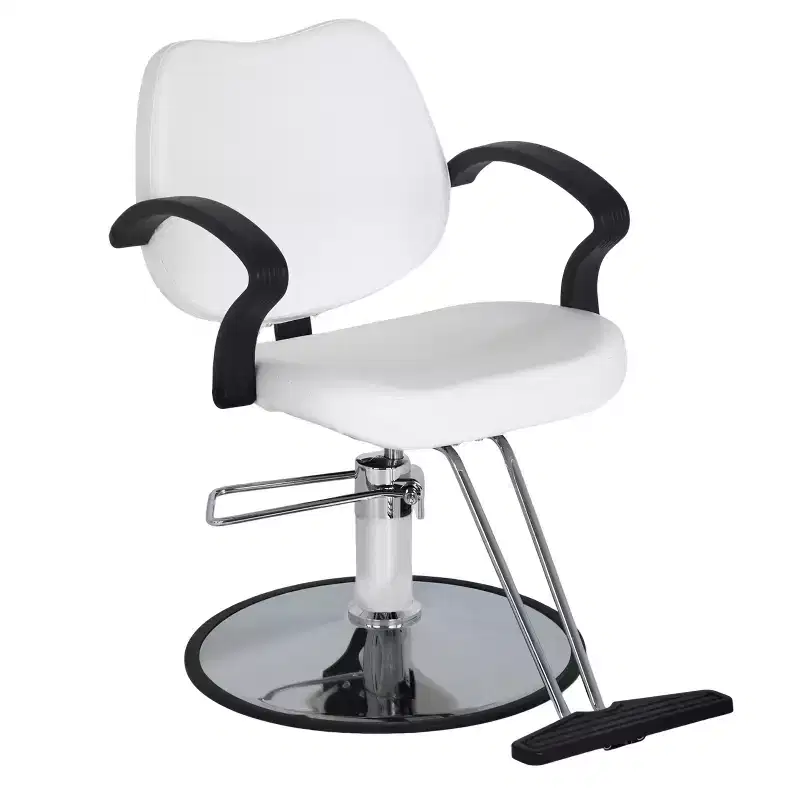 BestMassage Barber Chair Hair Salon Chair with Hydraulic Pump 360 Degrees Swivel
