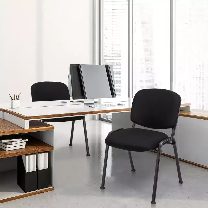 Conference Guest Reception Chairs with Powder Coated Metal Frame