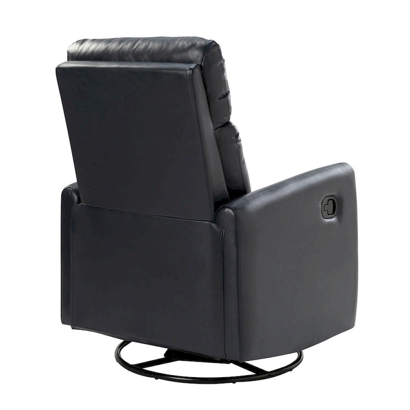 Manual Swivel Recliner with Metal Base