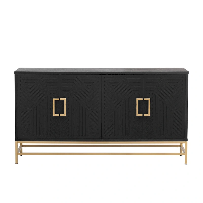 Retro Style Sideboard with Adjustable Shelves