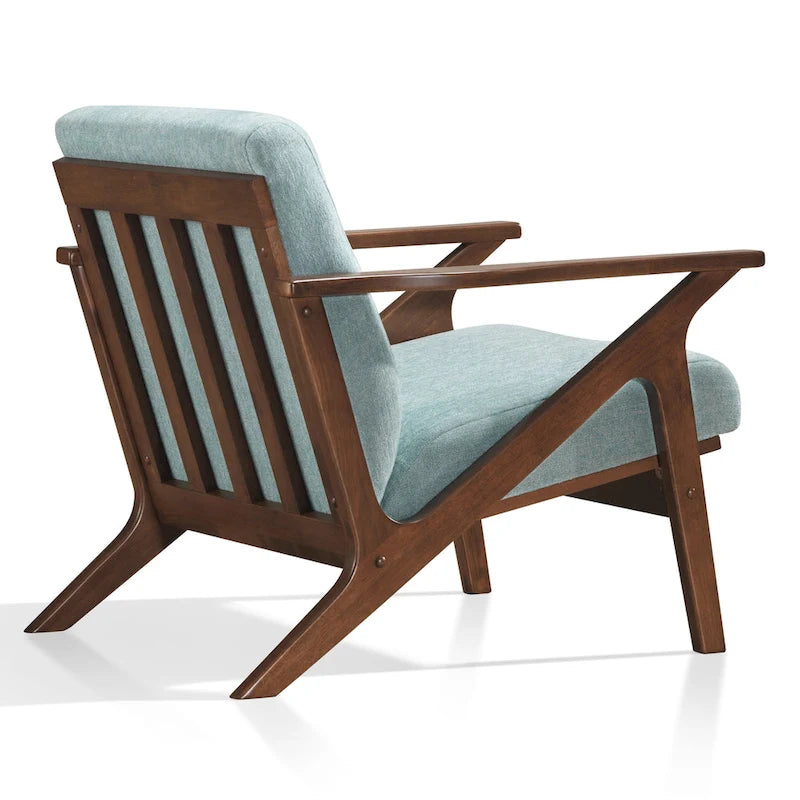 Mid-Century Modern Lounge Chair with Plush Cushioning