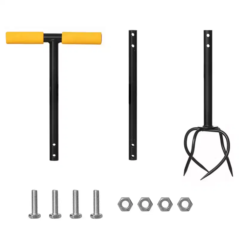 Gardenised 40 Lawn Aerator Spike - Soil Aerating Tool for Lawn Care, Compact Soil & Grass Revitalization, Soft Sponge Grip