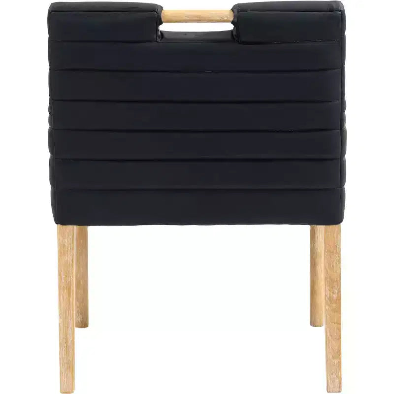 Vegan Leather Dining Arm Chair