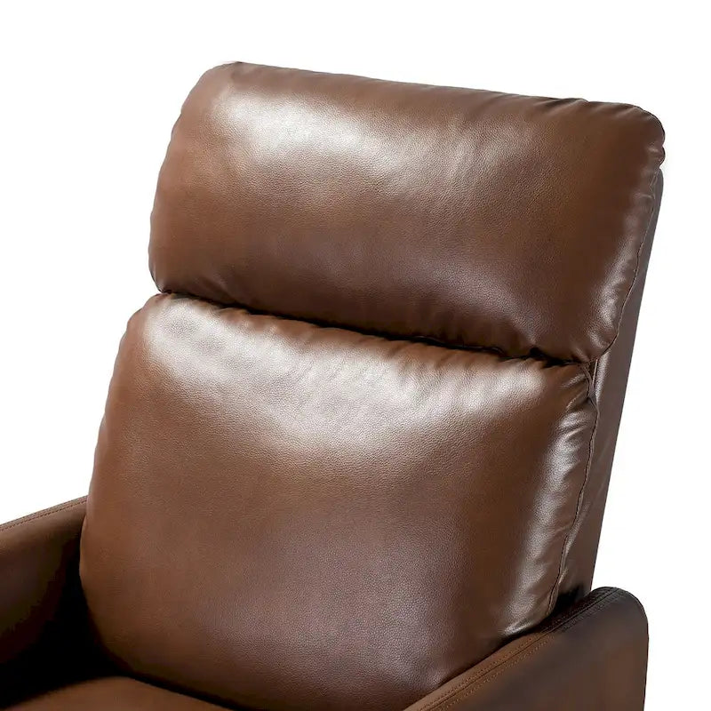 Manual Swivel Recliner with Metal Base